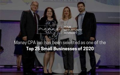 Manay CPA Inc. has been selected as one of the Top 25 Small Businesses of 2020