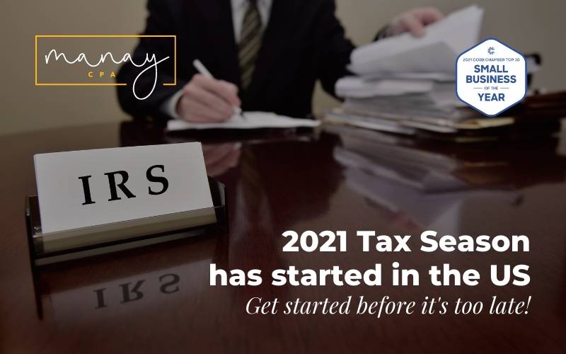 2021 Tax Season has started in the US