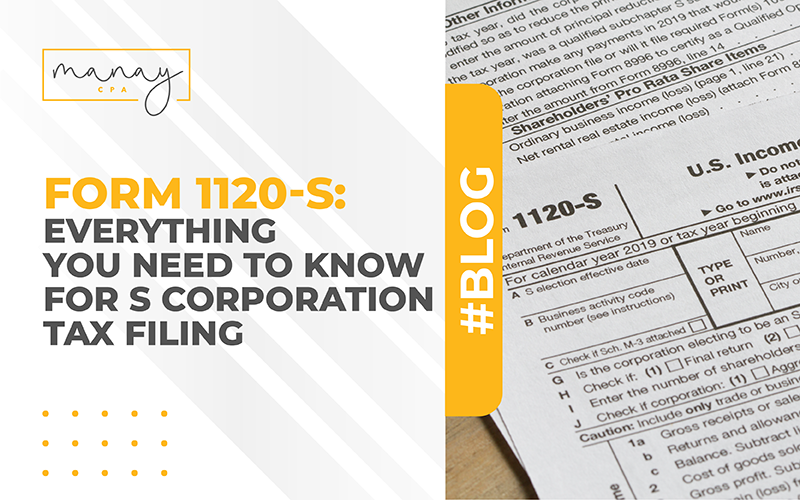 All About Form 1120 S For S Corporation Tax Filing