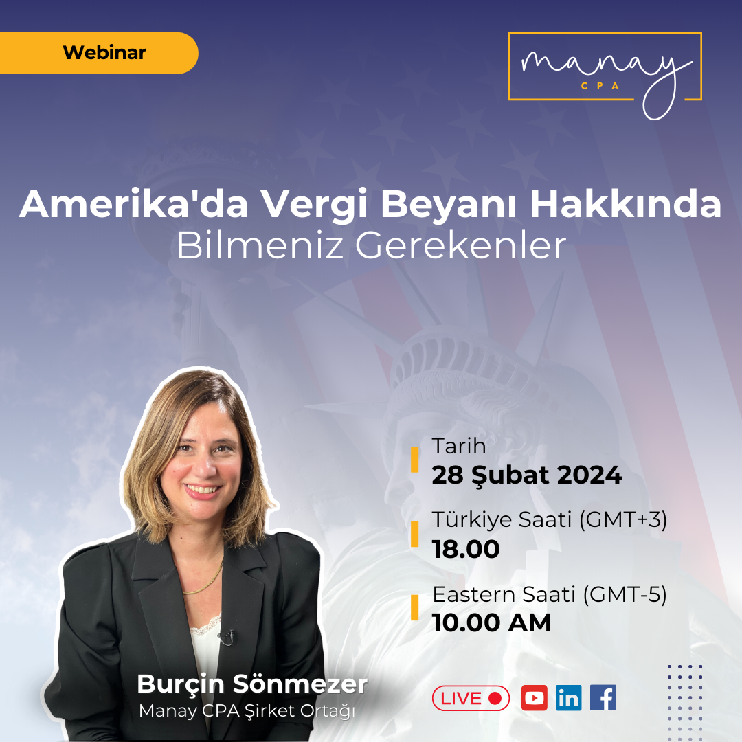 Burcin Sonmezer Amerika'da Vergi Beyanı Hakkında Bilmeniz Gerekenler