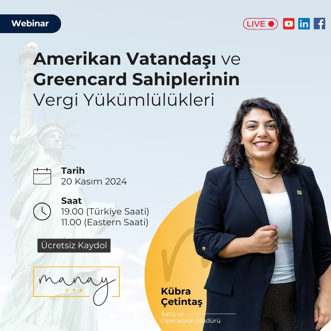 Amerikan Vatandasi ve Greencard Sahiplerinin Vergi Yukumlulukleri