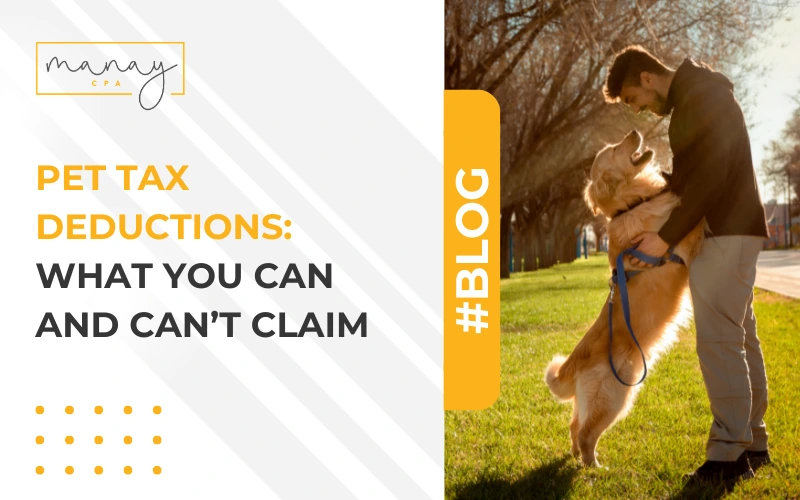 Pet Tax Deductions: What You Can and Can’t Claim