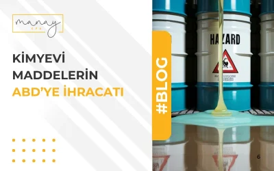 Kimyevi Maddelerin ABD’ye İhracatı