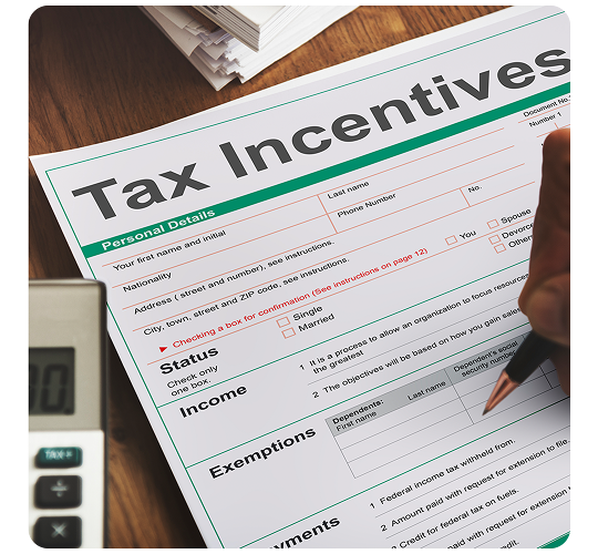Square Tax incentive