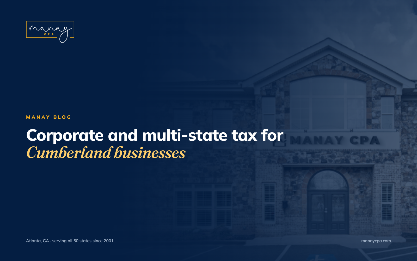 Corporate and Multi-State Tax for Cumberland Businesses
