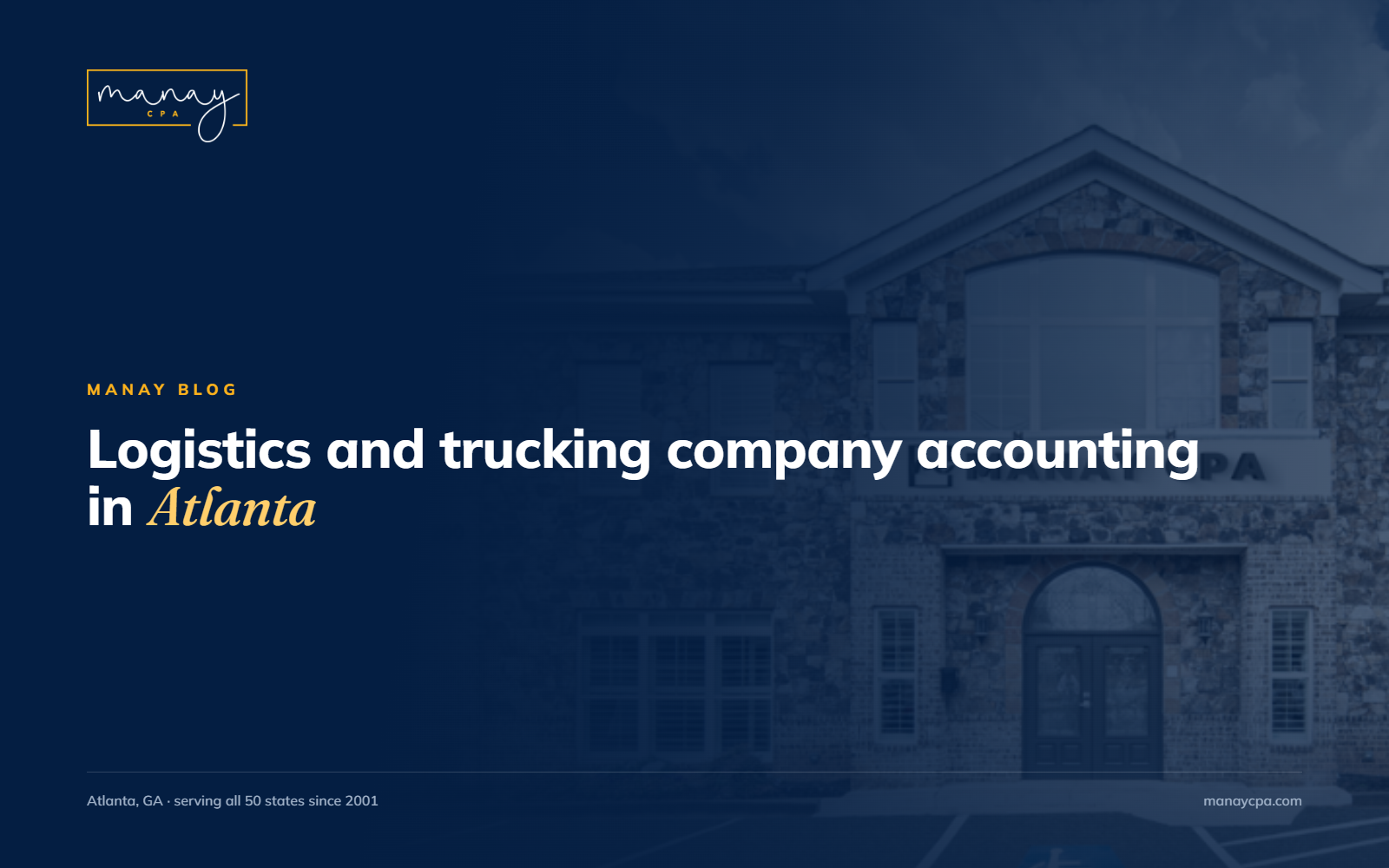 Logistics and Trucking Company Accounting in Atlanta