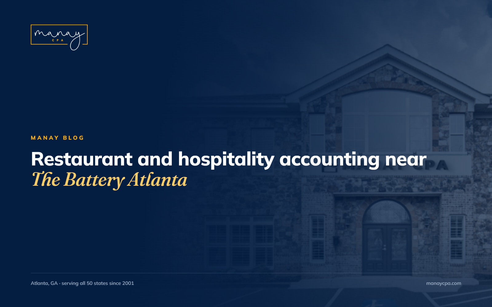 Restaurant and Hospitality Accounting near The Battery Atlanta